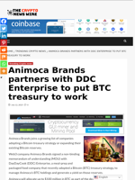 Animoca Brands partners with DDC Enterprise to put BTC treasury to work - The Crypto News Wire