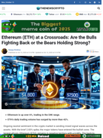 Ethereum (ETH) at a Crossroads: Are the Bulls Fighting Back or the Bears Holding Strong?