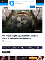 XRP Price Being Manipulated? XRPL Validator Shares Scathing Blockchain Findings | Bitcoinist.com