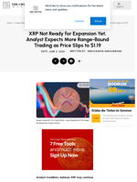 XRP Not Ready for Expansion Yet, Analyst Expects More Range-Bound Trading as Price Slips to $1.19