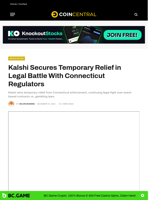 Kalshi Secures Temporary Relief in Legal Battle With Connecticut Regulators