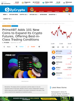 PrimeXBT Adds 101 New Coins to Expand Its Crypto Futures, Offering Best-in-Class Trading Conditions