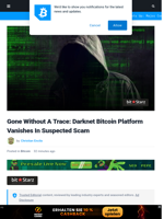 Gone Without A Trace: Darknet Bitcoin Platform Vanishes In Suspected Scam | Bitcoinist.com