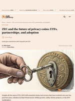 ZEC and the future of privacy coins: ETFs, partnerships, and adoption - AMBCrypto