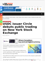 USDC issuer Circle debuts public trading on New York Stock Exchange - The Crypto News Wire