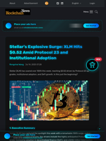 Stellar's Explosive Surge: XLM Hits $0.52 Amid Protocol 23 and Institutional Adoption - Blockchain.News