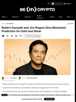 Robert Kiyosaki and Jim Rogers Give Moonshot Prediction for Gold and Silver