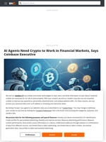 AI Agents Need Crypto to Work in Financial Markets, Says Coinbase Executive - Brave New Coin