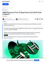 HBAR Token Price Recovers From 12-Day Low