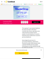 Blast From the Past: Previous U.S. Government Shutdown Aligned With Bitcoin's Bear Market Bottom