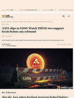 AAVE slips to $200: Watch THESE two support levels before any rebound - AMBCrypto