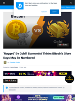 'Rugged' By Gold? Economist Thinks Bitcoin’s Glory Days May Be Numbered | Bitcoinist.com