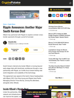 Ripple Announces Another Major South Korean Deal