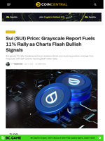Sui (SUI) Price: Grayscale Report Fuels 11% Rally as Charts Flash Bullish Signals - CoinCentral