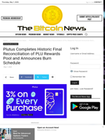 Plutus Completes Historic Final Reconciliation of PLU Rewards Pool and Announces Burn Schedule - The Bitcoin News