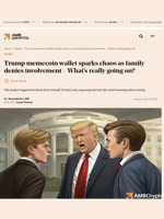 Trump memecoin wallet sparks chaos as family denies involvement - What’s really going on? - AMBCrypto