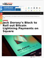Jack Dorsey’s Block to Roll out Bitcoin Lightning Payments on Square - The Crypto News Wire