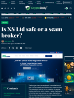 Is XS Ltd safe or a scam broker? - Crypto Daily