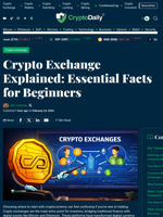 Crypto Exchange Explained: Essential Facts for Beginners - Crypto Daily