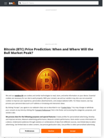 Bitcoin (BTC) Price Prediction: When and Where Will the Bull Market Peak? - Brave New Coin