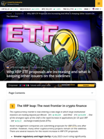 Why XRP ETF proposals are increasing and what is keeping other issuers