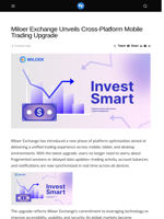 Miloer Exchange Unveils Cross-Platform Mobile Trading Upgrade - Visionary Financial