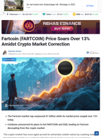 Fartcoin (FARTCOIN) Price Soars Over 13% Amidst Crypto Market Correction