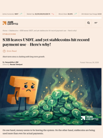 $3B leaves USDT, and yet stablecoins hit record payment use - Here's why! - AMBCrypto
