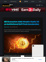 SEI Ecosystem Adds Morpho Vaults V2 as Institutional DeFi Push Accelerates - Blockchain.News