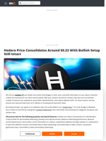 Hedera Price Consolidates Around $0.23 With Bullish Setup Still Intact - Brave New Coin