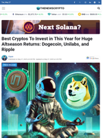 Best Cryptos To Invest in This Year for Huge Altseason Returns: Dogecoin, Unilabs, and Ripple