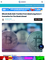 Bitcoin Bulls Gain Traction From Ideal Long Zone — Here Are Two Scenarios For The Week Ahead