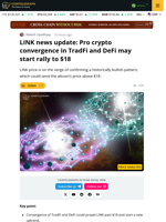 RWA Mass Adoption in TradFi And DeFi Boost LINK Price