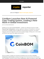 CoinBom Launches New AI-Powered Copy Trading System, Leading a New Wave in Global Investment