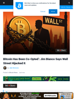 Wall Street Has Co-Opted The Bitcoin Revolution: Jim Bianco