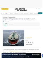 Trump nixed Kharg Island invasion over casualty fears: report