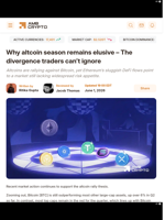 Why altcoin season remains elusive - The divergence traders can't ignore - AMBCrypto