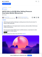 KAITO Price Drops After Failing to Break $2 Barrier