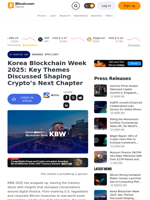 Korea Blockchain Week 2025: Key Themes Discussed Shaping Crypto’s Next Chapter – Branded Spotlight Bitcoin News