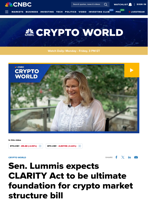 Sen. Lummis expects CLARITY Act to be ultimate foundation for crypto market structure bill
