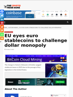 EU eyes euro stablecoins to challenge dollar monopoly - The Crypto News Wire