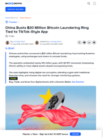 Bitcoin Money Laundering Scheme Exposed at Kuaishou