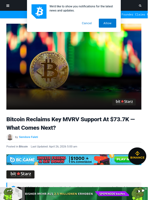 Bitcoin Reclaims Key MVRV Support At $73.7K — What Comes Next? | Bitcoinist.com