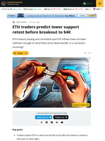 ETH Price Drop To $3.5K Likely Before Fresh Run Above $4K