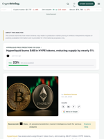 Hyperliquid burns $4B in HYPE tokens, reducing supply by nearly 5%