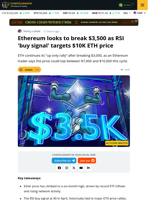 Ether RSI’s ‘Buy Signal’ Projects $7K-$10K Cycle Top for ETH Price.