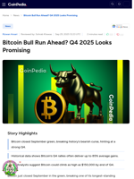 Bitcoin Bull Run Ahead? Q4 2025 Looks Promising