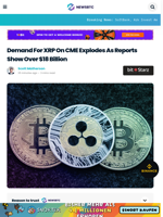 Demand For XRP On CME Explodes As Reports Show Over $18 Billion