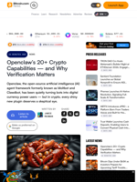 Openclaw’s 20+ Crypto Capabilities — and Why Verification Matters – Bitcoin News