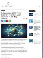 Polymarket: GTA 6 Price Prediction: Bettors Lean Towards $100+ Tag - CryptoCoin.News